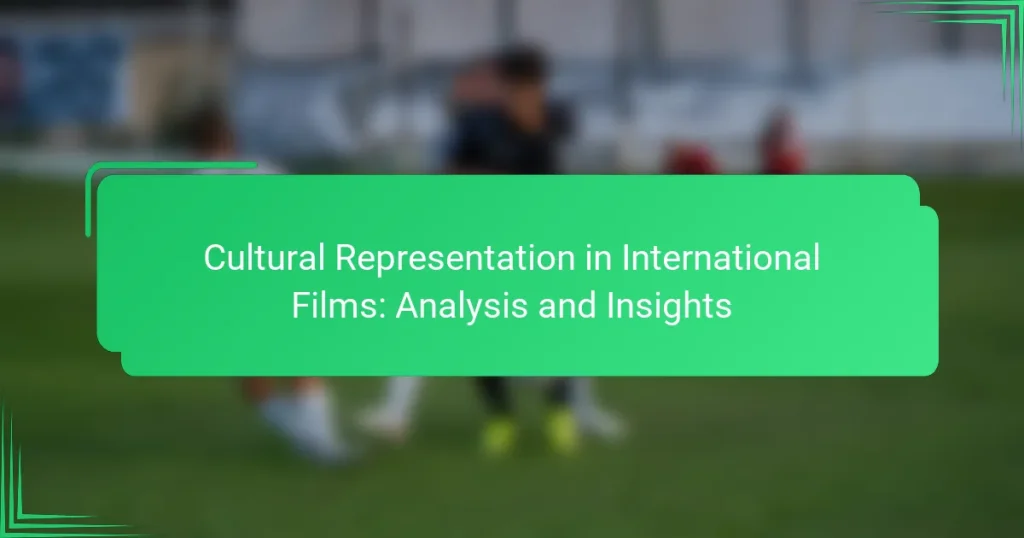 Cultural Representation in International Films: Analysis and Insights