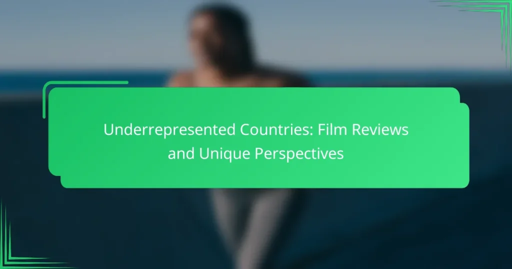 Underrepresented Countries: Film Reviews and Unique Perspectives